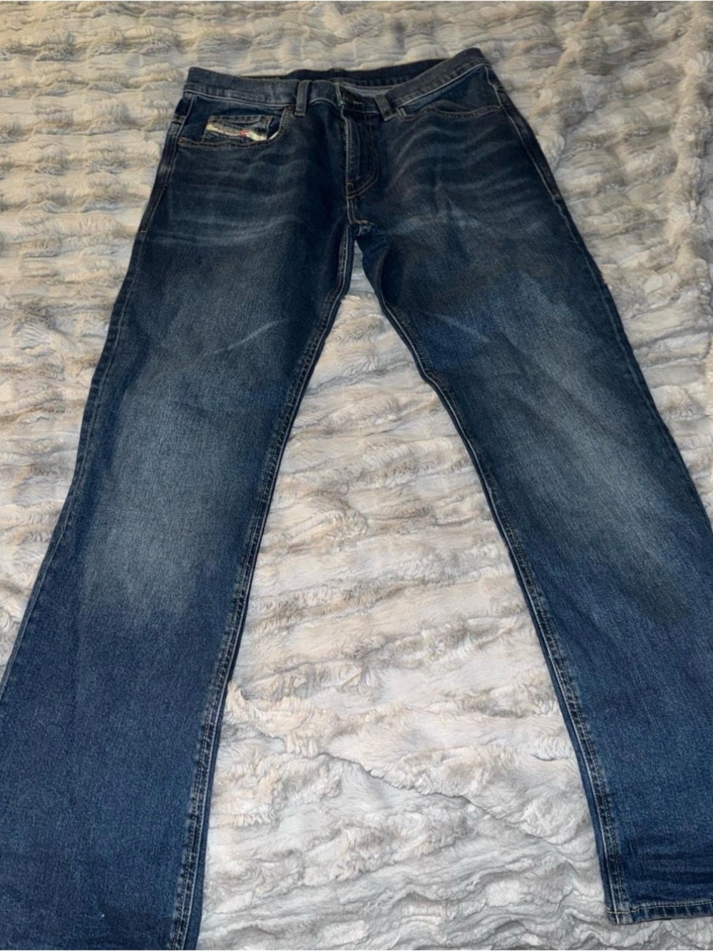 Diesel Men's Indigo Straight-Leg Jeans